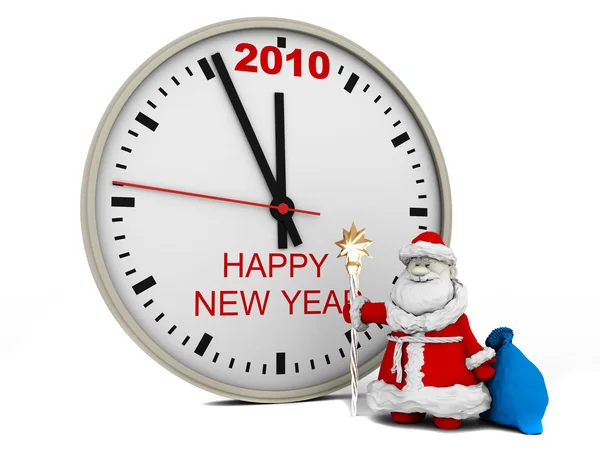 Santa Claus with New Year — Stock Photo, Image