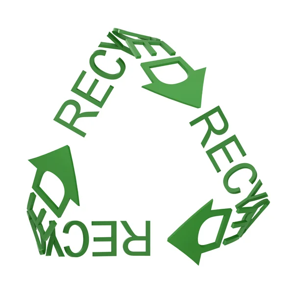 Kierrätyssymboli — kuvapankkivalokuva