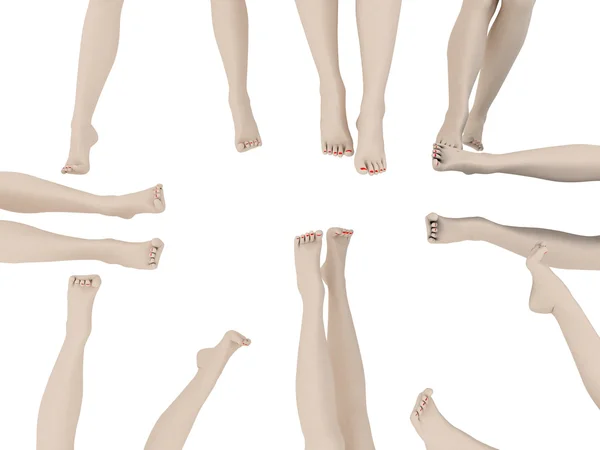 Γυναικεία πόδια — Φωτογραφία Αρχείου