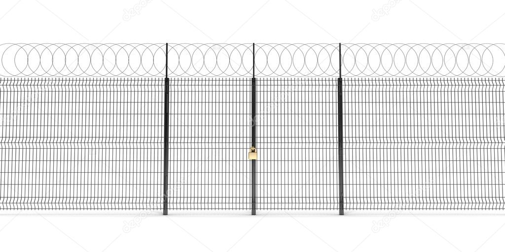 Metal fence
