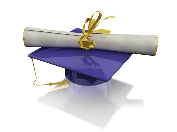 Dyplom licencjata — Zdjęcie stockowe