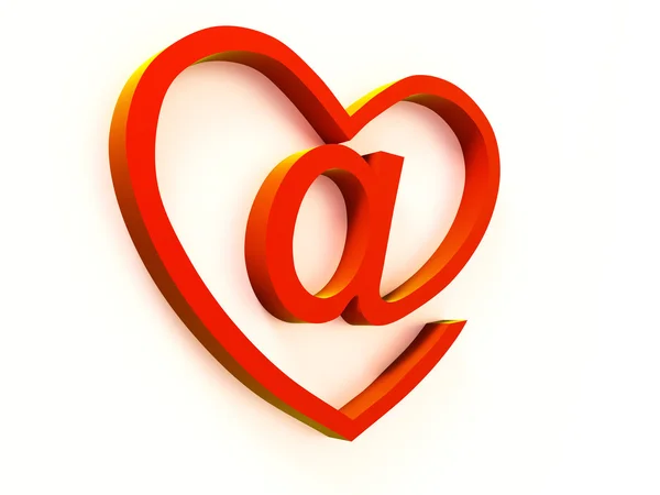 stock image Badge of e-mail