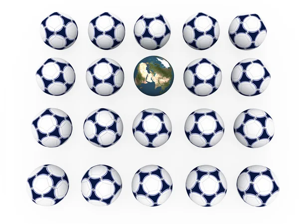 Calcio Terra — Foto Stock