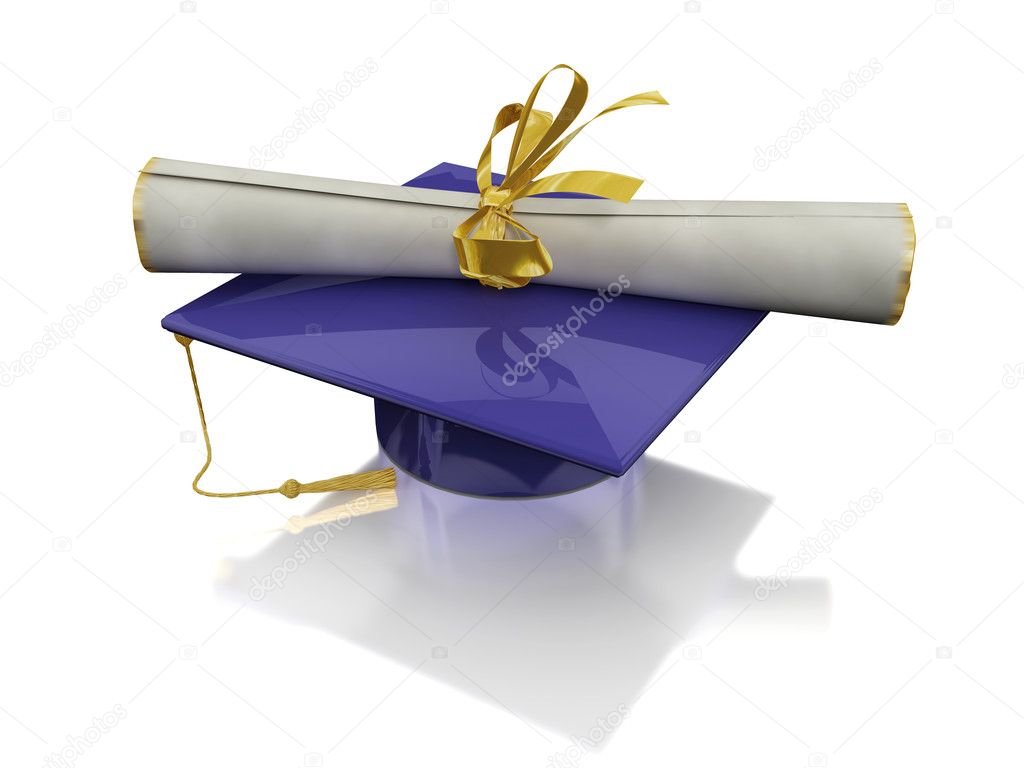 Diploma of a bachelor — Stock Photo © anyunoff 1071769