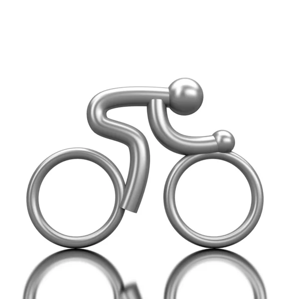 Икона спорта. Велоспорт — стоковое фото