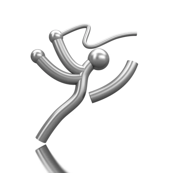 Sport icon. Rythmic gymnastic — Stock Photo, Image