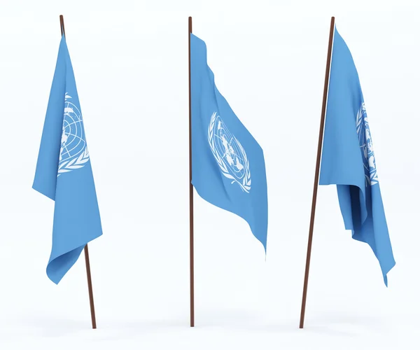 Bandiera dell'ONU — Foto Stock