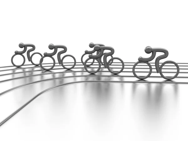 Cykling konkurrens — Stockfoto