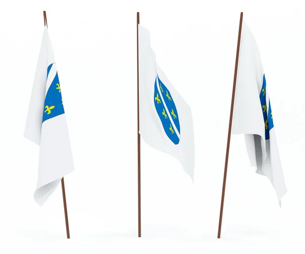 Vlajka Bosny — Stock fotografie