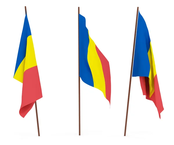 Bandera de Chad — Foto de Stock