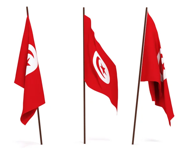 チュニジアの旗 — ストック写真