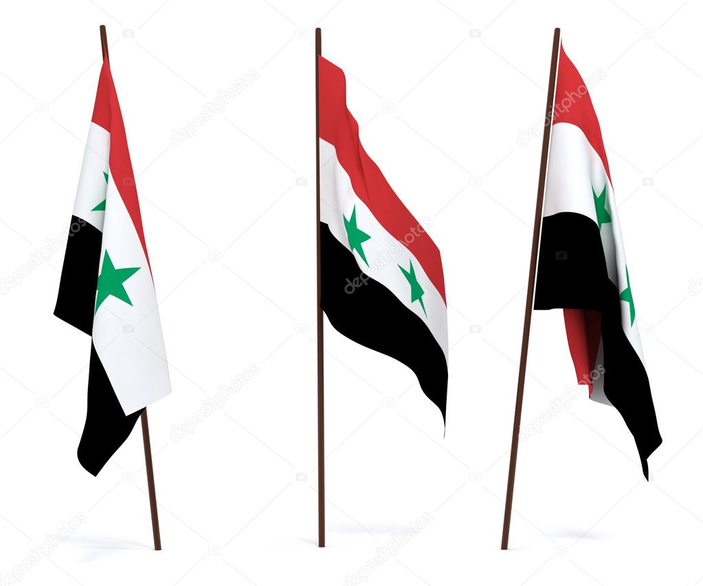 Syrien-Flagge stockbild. Bild von geschichte, muster - 33669231