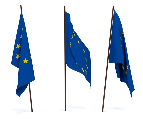 Vlajka EU — Stock fotografie