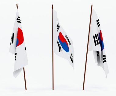 Flag of South Korea clipart