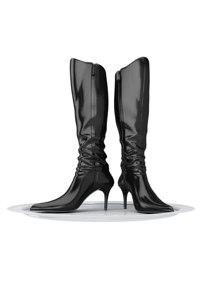 Vrouw laarzen — Stockfoto