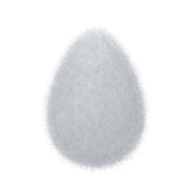 Egg from fur clipart