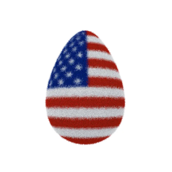 Egg from fur — Stock Photo, Image