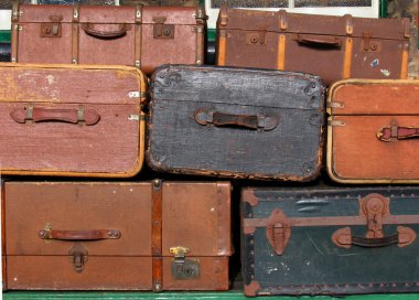 Old Suitcases clipart