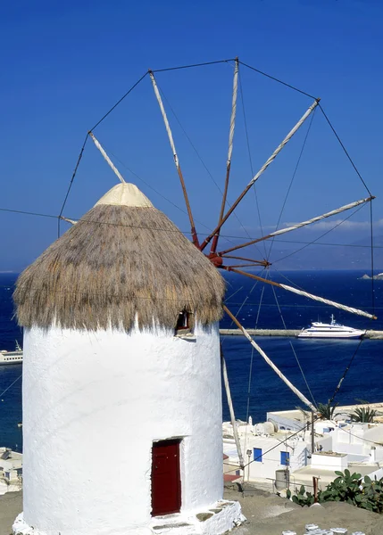 Mykonos windmill — Stock Photo, Image
