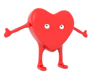 Cartoon heart clipart