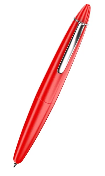 Długopis czerwony — Zdjęcie stockowe