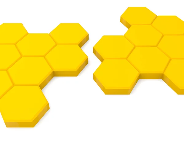Жовтий мед клітини — стокове фото