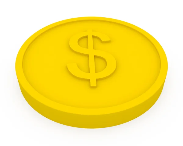 Moneda de oro — Foto de Stock
