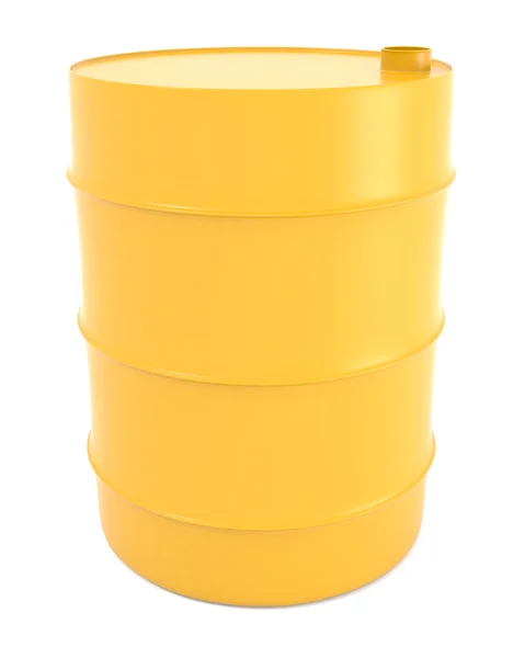 Barril amarelo — Fotografia de Stock