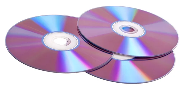 Dvds em branco — Fotografia de Stock