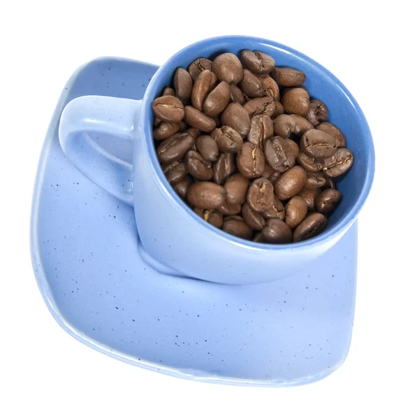 Кубок з кава в зернах — стокове фото