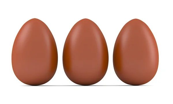 Chocolade-eieren — Stockfoto