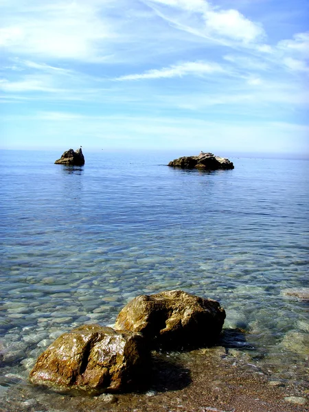 stock image Mountains near sea