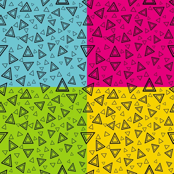Fond abstrait du triangle — Image vectorielle