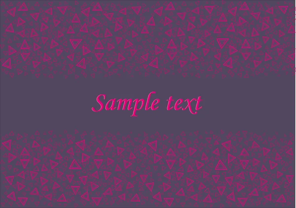 Fond lilas du triangle — Image vectorielle