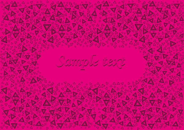 Розовый квадрат из треугольника — стоковый вектор