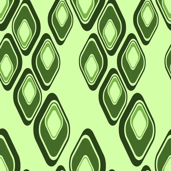 기하학적 녹색 패턴 — 스톡 벡터