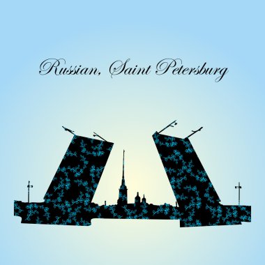 Russian, Saint Petersburg beauty clipart