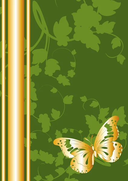 Grüne abstrakte Titelseite — Stockvektor