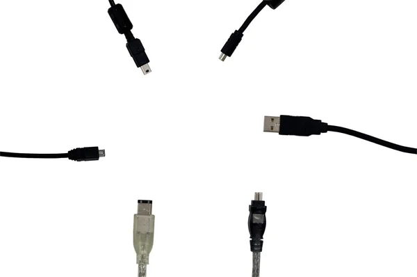 Bilgisayar kabloları — Stok fotoğraf