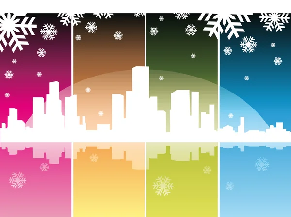 Paysage d'hiver (Vector) — Image vectorielle