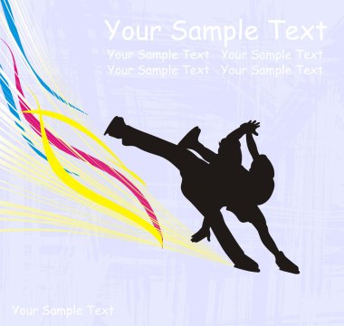 Figure skating clipart