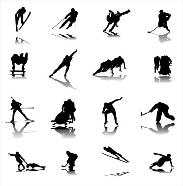 Winter sports clipart