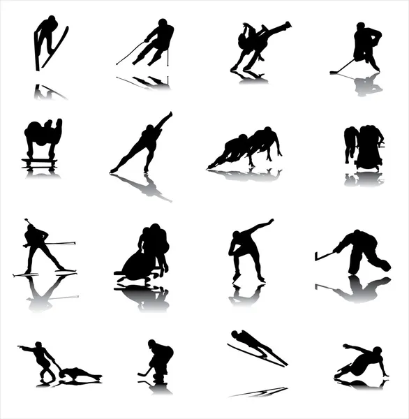 Sports d'hiver — Image vectorielle