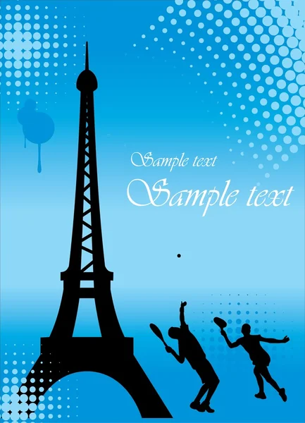 Eiffelturm vektor illustration — Stockvektor