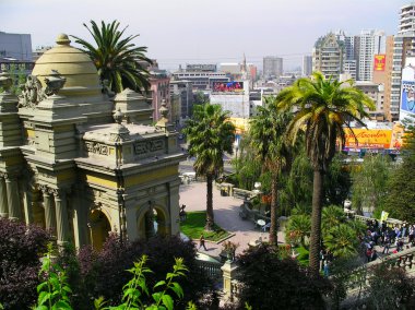 Old and new, Santiago clipart