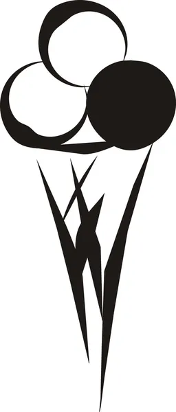 Логотип мороженого — стоковое фото