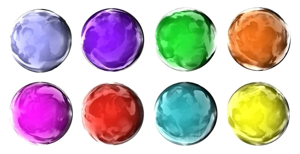 Glass buttons — Stock Photo, Image