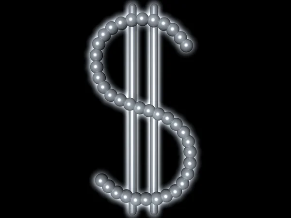 Σημάδι δολάρια — Φωτογραφία Αρχείου