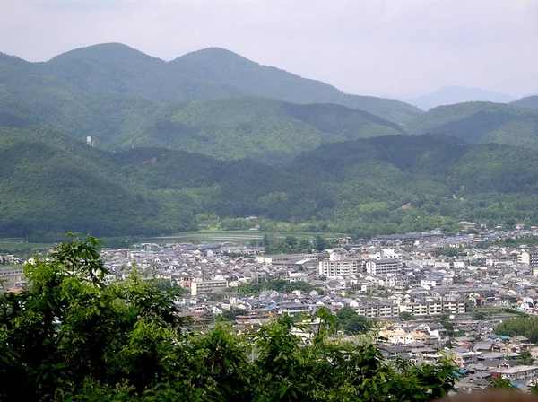 View over Kyoto city — стокове фото