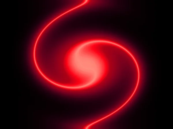 Spirale de flamme rouge — Photo
